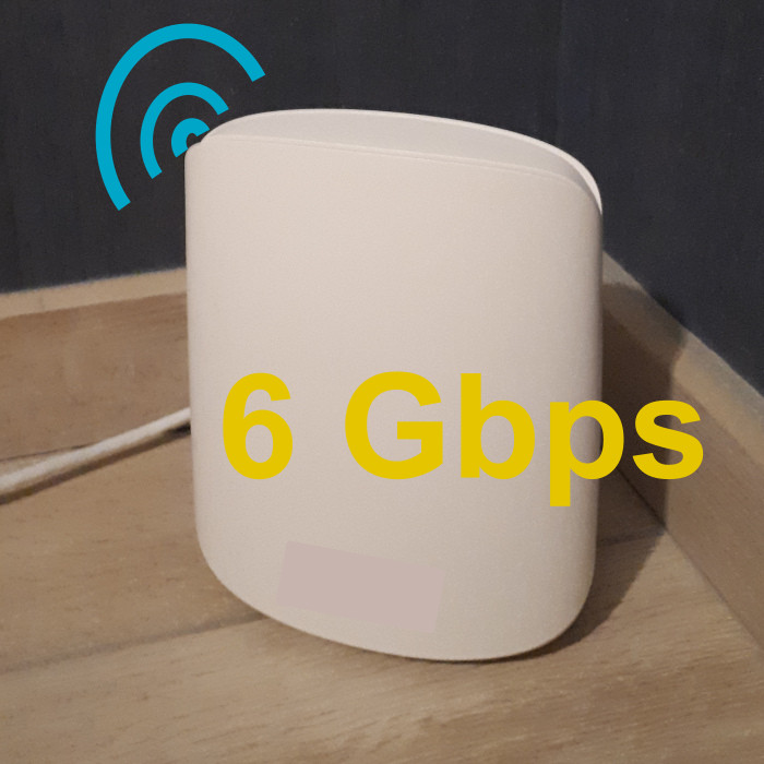 Routeur WiFi 6 débit théorique 6 Gbps